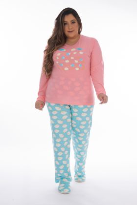 Pijama Plus Size Estampado